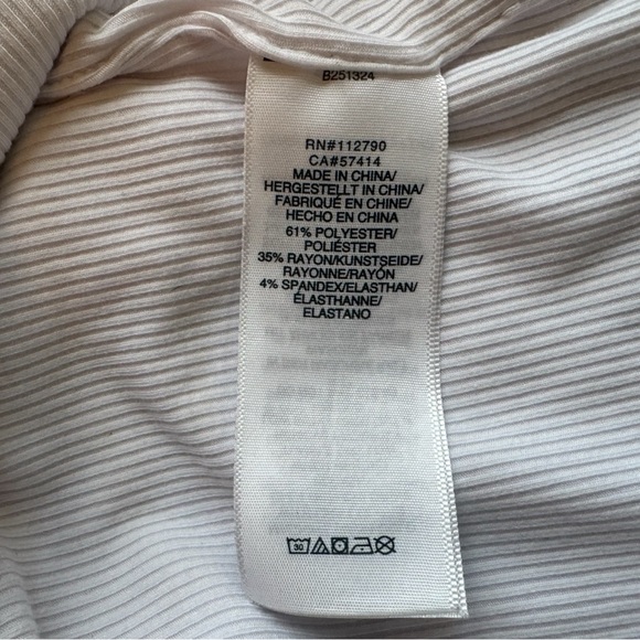 True Religion World Tour Strapless Tube Top XS Ribbed Logo Bandeau - Picture 9 of 12